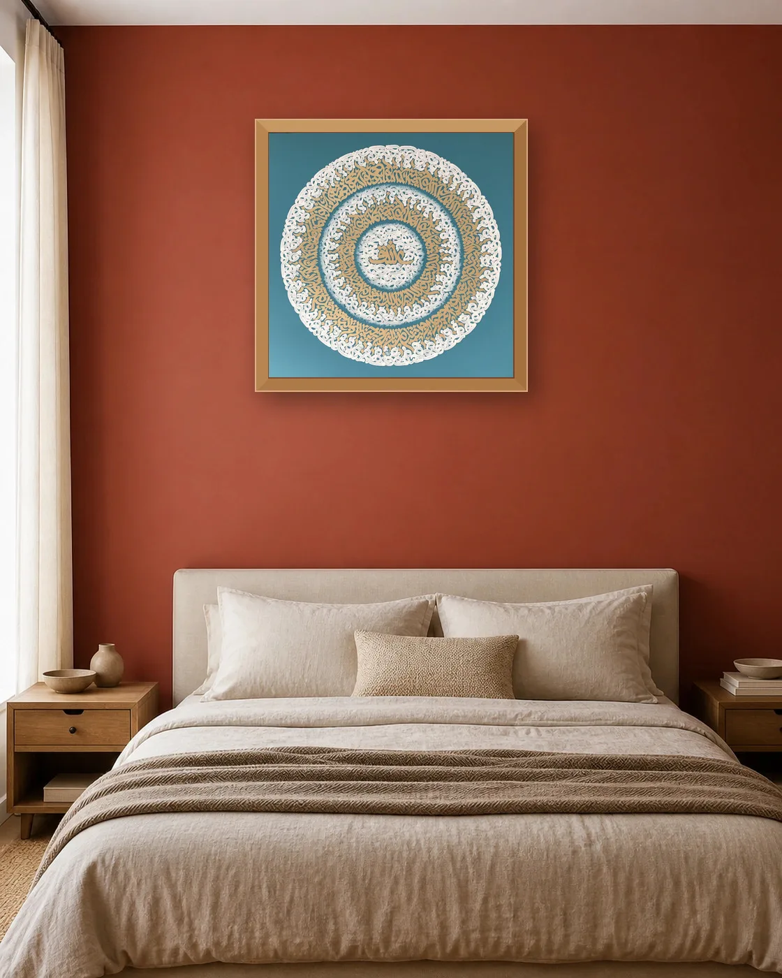 calligraphy-painting-peydashodam-70x70__bedroom__red-2