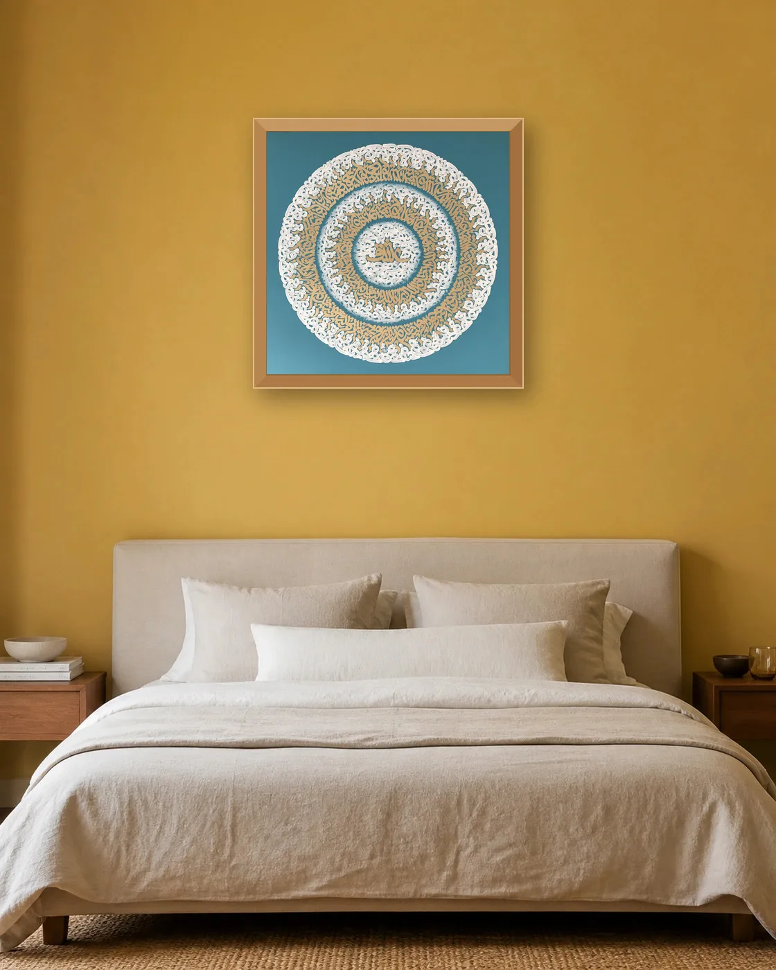 calligraphy-painting-peydashodam-70x70__bedroom__yellow-2