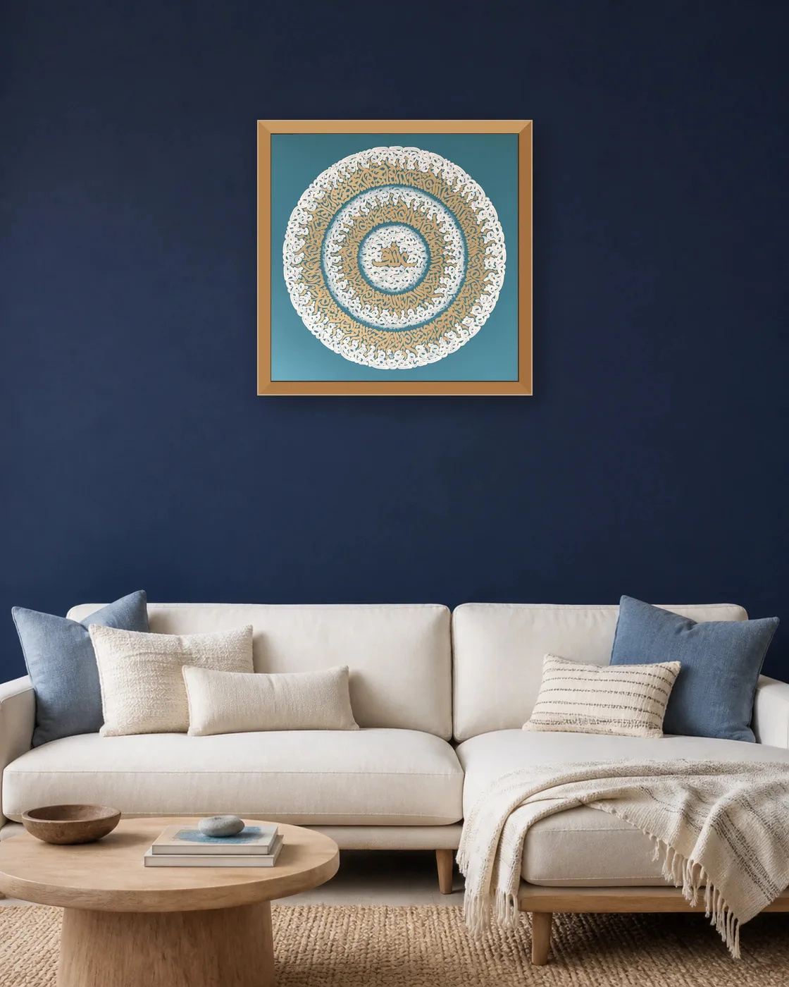 calligraphy-painting-peydashodam-70x70__sitting-room__navy-blue-2