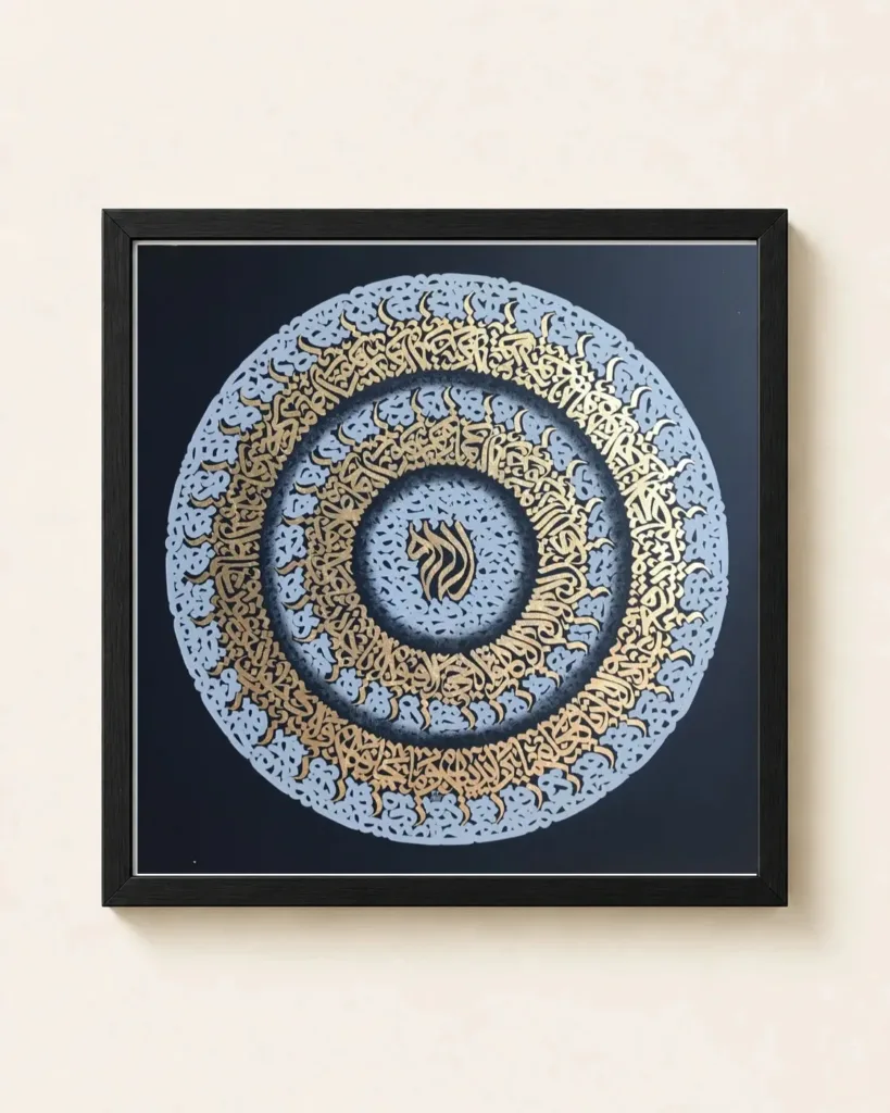 calligraphy-painting-Ayatul-Kursi-Blu-Gld-Wht-70-70x70__main-product__black-frame.jpg