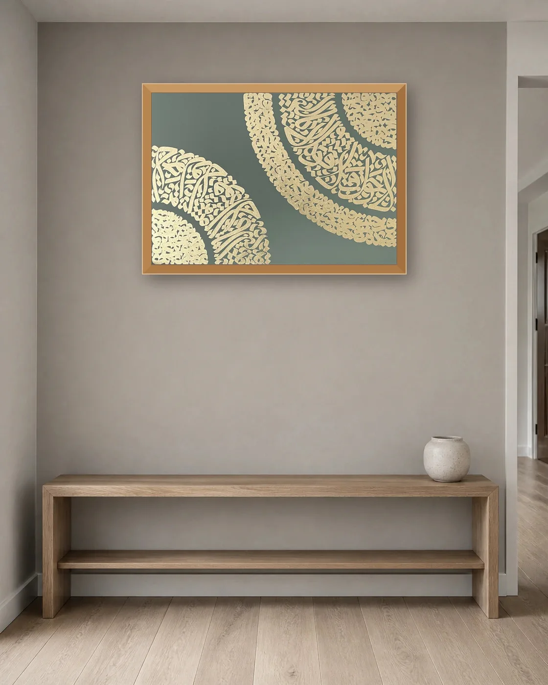 calligraphy-painting-peydashodam-100x70-horizontal__hallway__gray