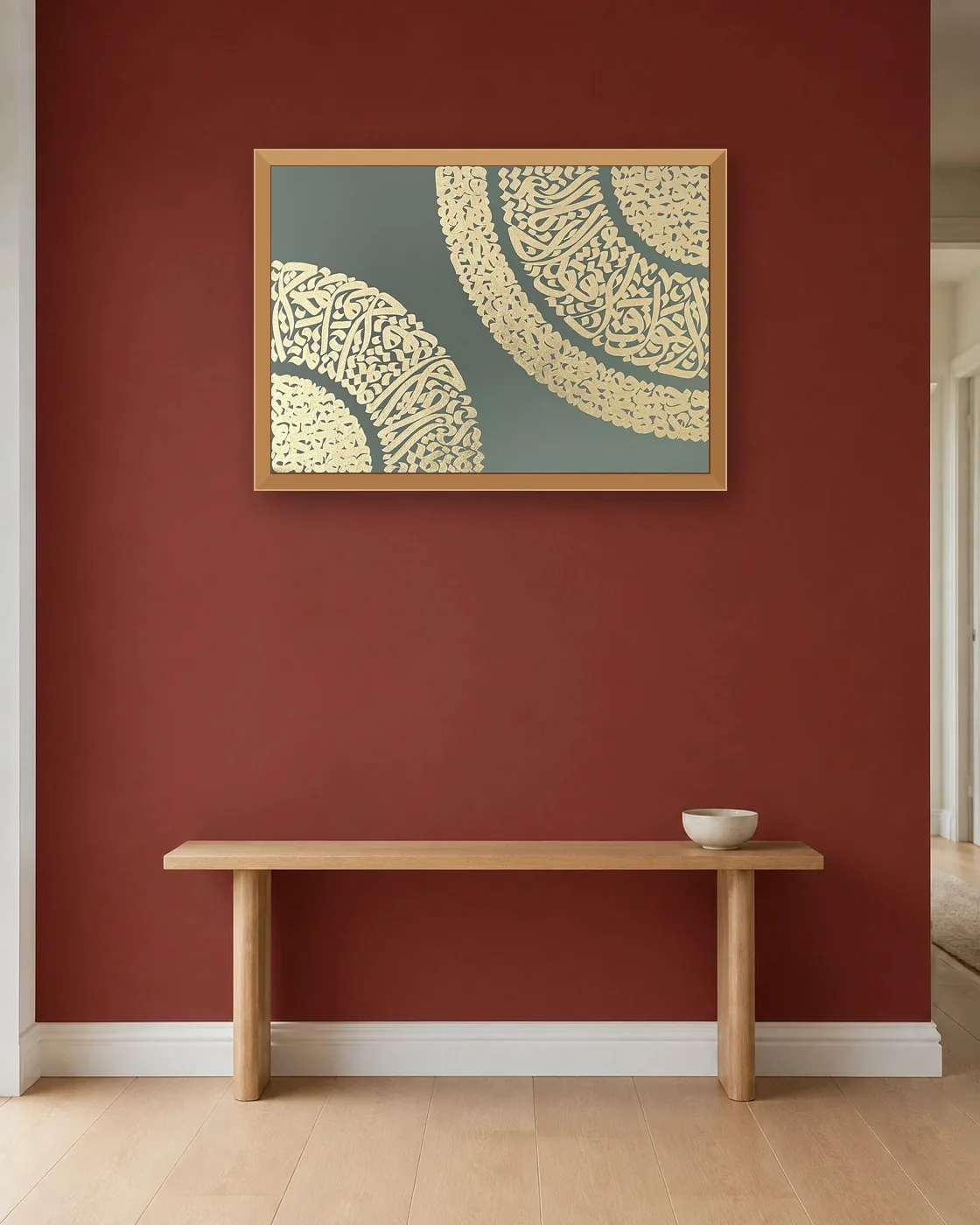 calligraphy-painting-peydashodam-100x70-horizontal__hallway__red