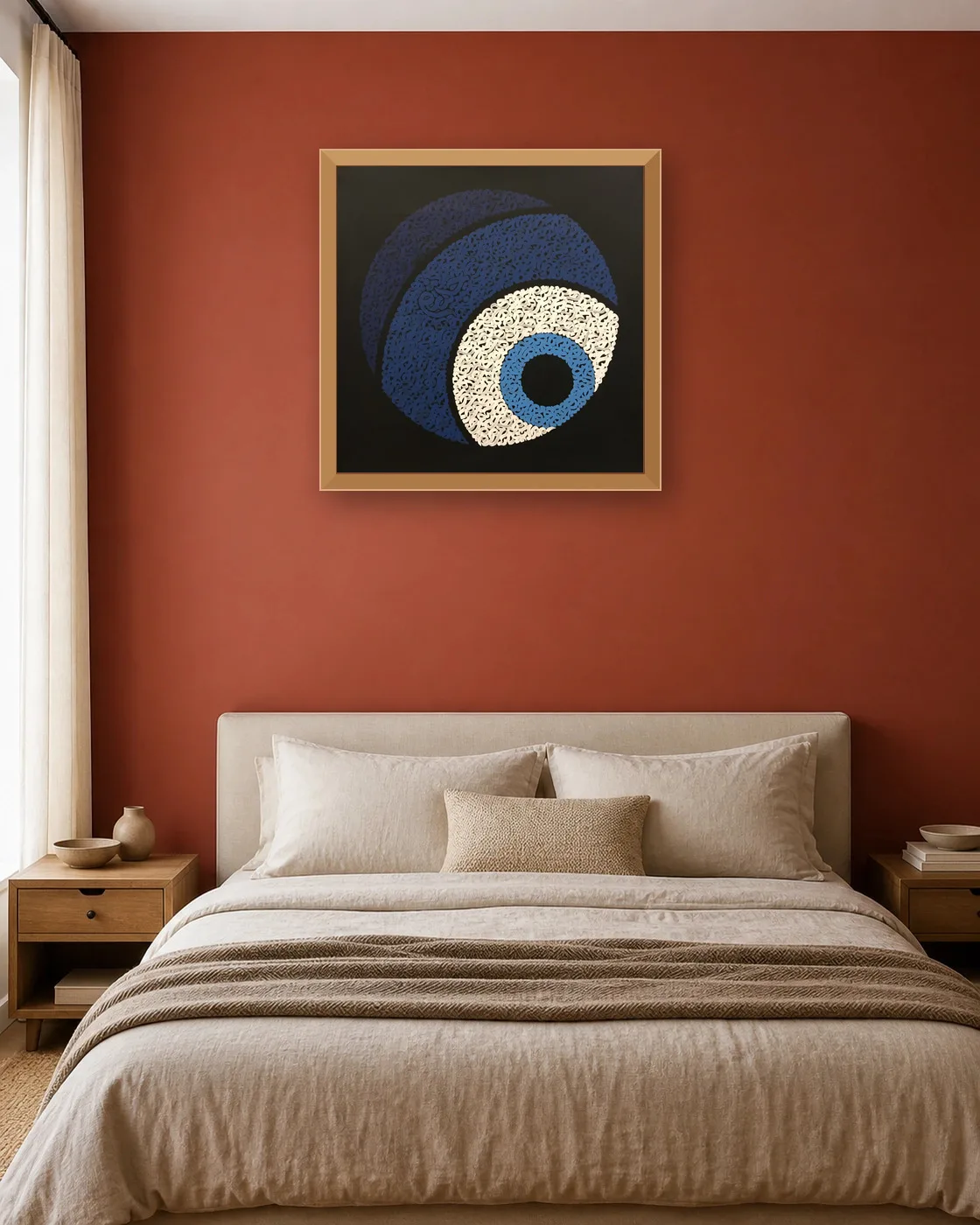 calligraphy-painting-peydashodam-70x70__bedroom__red