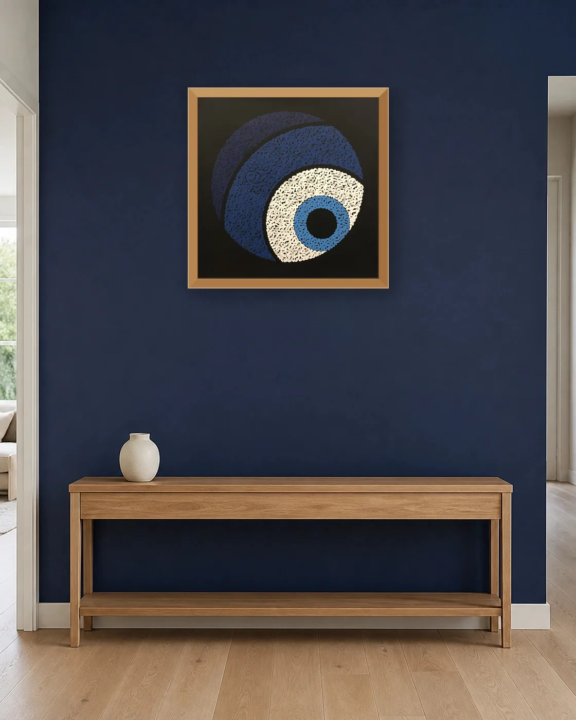 calligraphy-painting-peydashodam-70x70__hallway__navy-blue