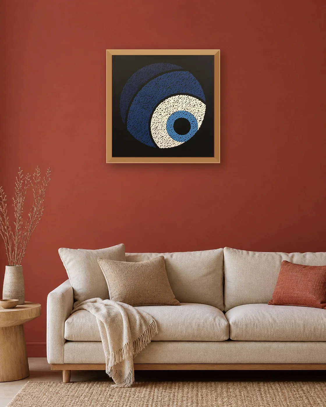 calligraphy-painting-peydashodam-70x70__sitting-room__red